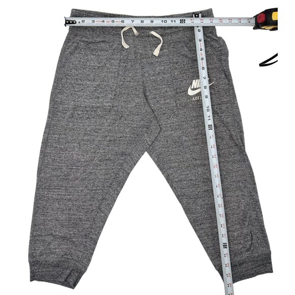 Nike Size M Mens/Women Unisex Heather Gray Jogger Sweatpants With Drawstring Wai - Picture 6 of 10